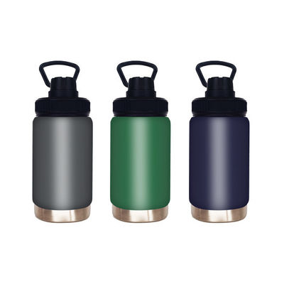 304 de aço inoxidável portátil de design personalizado simples porta exterior de vácuo garrafa esportiva