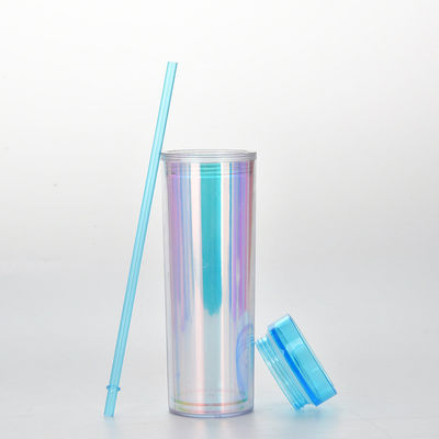Acessórios Com Palha 450ml Eco Amigável Reutilizavel de plástico Tumbler de Café com Logotipo