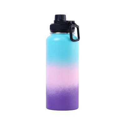 Garrafa de água de aço inoxidável 304 de vácuo de dupla camada de alta capacidade de 25 oz para o exterior