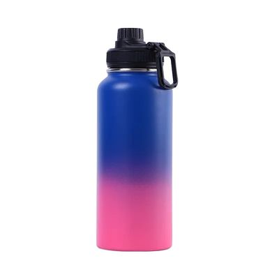 Garrafa de água de aço inoxidável 304 de vácuo de dupla camada de alta capacidade de 25 oz para o exterior