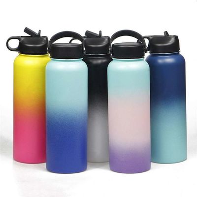 Garrafa de água de aço inoxidável 304 de vácuo de dupla camada de alta capacidade de 25 oz para o exterior