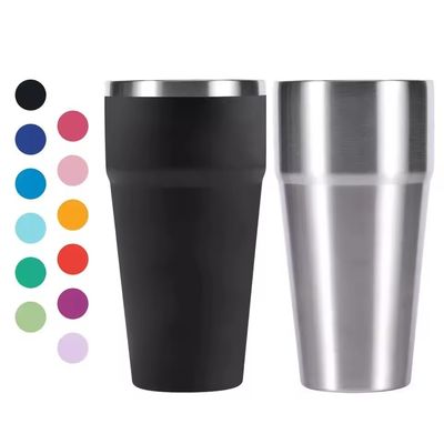 Logotipo personalizado aceitável estilo americano de aço inoxidável Tumbler Cup 16oz para taça de vinho