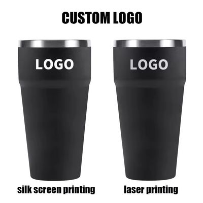 Logotipo personalizado aceitável Design atraente canecas de café de aço inoxidável Tumbler Cup 16oz