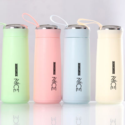 Garrafa de chá de vidro de 450 ml sustentável com resistência a altas temperaturas e logotipo personalizado