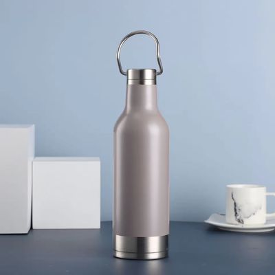 16oz Custom Dupla parede de aço inoxidável isolado garrafa de água de vácuo frasco com logotipo