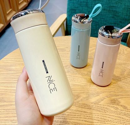 Copo de chá de vidro de parede dupla resistente a altas temperaturas com logotipo personalizado