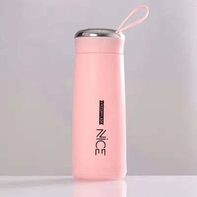 400 ml de vidro Mini Outdoor Portátil garrafa de água à prova de vazamento com cordel para promoção