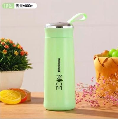 MEAS 73*37*39CM Bottle de água de vidro de 400 ml conveniente para caminhadas e atividades ao ar livre
