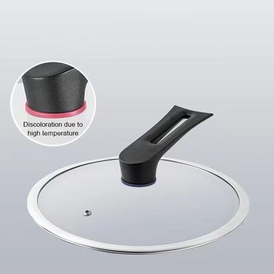 Skillets híbridos de aço inoxidável de camada tripla com design de favo de mel revestido de hexadecimal não pegajoso