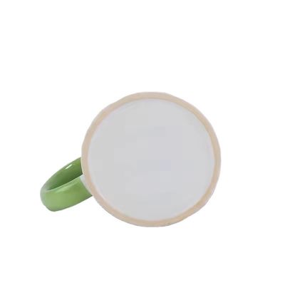 Copo de transferência térmica de revestimento de dupla cor para café padrão personalizado design inovador