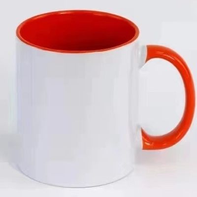 Novidade estilo de design cerâmica Sublimação caneca 11 oz Custom colorido White Cup para necessidades B2B