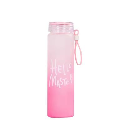 Sustentável 500ml BPA livre LOGO personalizado Gradiente Gelado congelado Garrafa de Água Copo para Estudante
