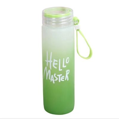 Sustentável 500ml BPA livre LOGO personalizado Gradiente Gelado congelado Garrafa de Água Copo para Estudante