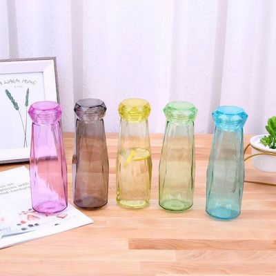 Conveniente garrafa de água de vidro de 21,5 * 7,5cm Ideal para escritório acampar e estilos de vida ativos