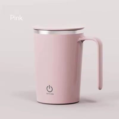 Logotipo personalizado Aceitável Copo de mistura elétrica para Copo de café de agitação de aço inoxidável