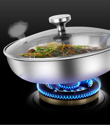 Panela especial de aço inoxidável para cozinha de fogão a gás