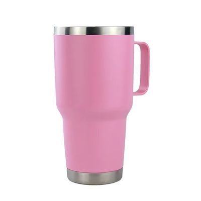 30oz Capacidade Tubler de aço inoxidável Vacuo isolado caneca de viagem com logotipo personalizado
