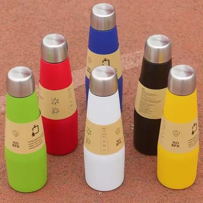 18 Oz Coca-Cola garrafa de vácuo frasco de pó revestido garrafa de água para esportes 304 aço inoxidável