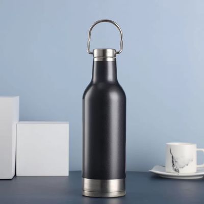 500 ml garrafa de água esportiva de aço inoxidável de parede dupla copo térmico isolado para todas as idades
