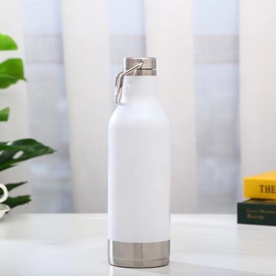 500 ml garrafa de água esportiva de aço inoxidável de parede dupla copo térmico isolado para todas as idades