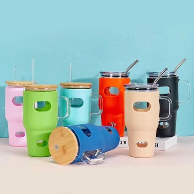 Estilo 40oz Tumbler com manuseio logotipo personalizado e método de fluxo direto de água potável