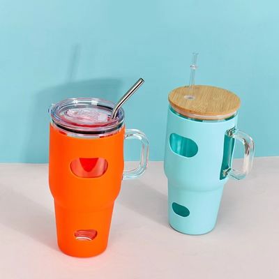 Estilo 40oz Tumbler com manuseio logotipo personalizado e método de fluxo direto de água potável
