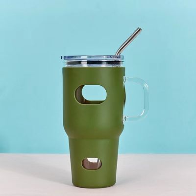 Estilo 40oz Tumbler com manuseio logotipo personalizado e método de fluxo direto de água potável