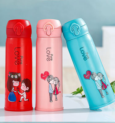 500 ml Garrafa de água de vidro de grande capacidade Portavel Copo de bebida direta Regalo de salto