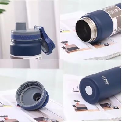 Garrafa térmica reutilizável Eco-friendly boca larga de parede dupla garrafa de aço inoxidável