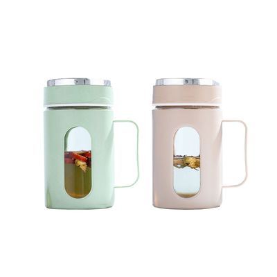 Logotipo personalizado Taças de vidro de camada dupla para café, leite, chá e mais Capacidade 500ml