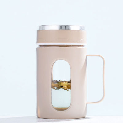 Logotipo personalizado Taças de vidro de camada dupla para café, leite, chá e mais Capacidade 500ml