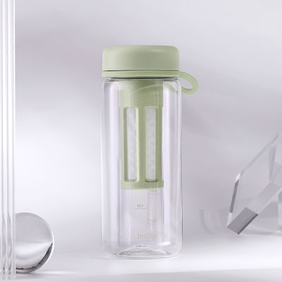 Promoção Logotipo personalizado 450ml/600ml garrafa de plástico desportivo para verão de alta temperatura