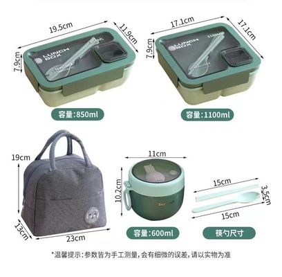 20*12*8cm Reutilizável Compartimento de Plástico Portátil Bento Lunch Box para Crianças Escolares