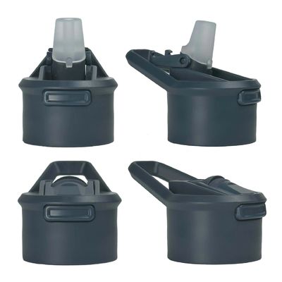 1000 ml de garrafa de água de vidro durável de cor personalizada com tampa de palha e manga de silicone