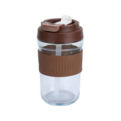 Copo de café portátil de 400 ml/550 ml caneca de café reutilizável com tampa e palha 2024 Design