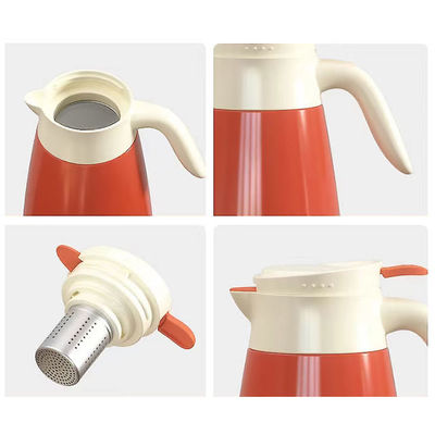 DESENHO PORTÁVEL Caldeirão de termo de grande capacidade 304 aço inoxidável garrafa de vácuo de café com alça