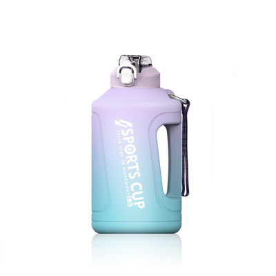 50oz Grande Capacidade Gradiente Cor PP plástico Copo de Água para esportes ao ar livre e fitness