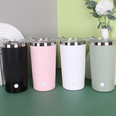 500 ml garrafa de batido elétrico com tampa Taça de mistura de café portátil Taça de mistura de leite