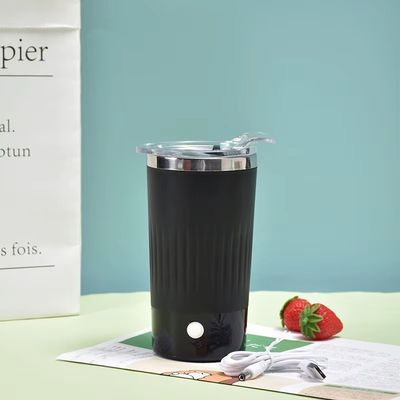 500 ml garrafa de batido elétrico com tampa Taça de mistura de café portátil Taça de mistura de leite