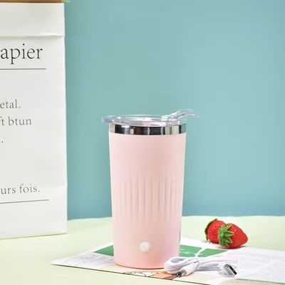 500 ml garrafa de batido elétrico com tampa Taça de mistura de café portátil Taça de mistura de leite
