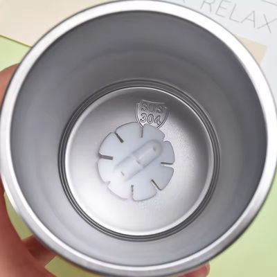 Taça de café de mistura automática eletromagnética de aço inoxidável inteligente para profissionais ocupados