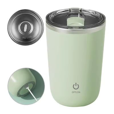 Taça de café eléctrica magnética de aço inoxidável de 350 ml com mistura e agitação automática