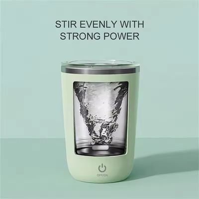 Taça de café eléctrica magnética de aço inoxidável de 350 ml com mistura e agitação automática