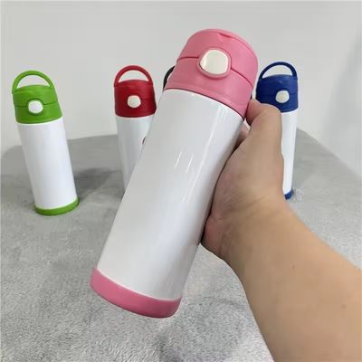 12 oz 350 ml de aço inoxidável isolado bebê branco sublimação garrafa de água ideal para todas as idades