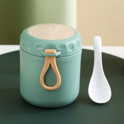 Mini frasco de vácuo de aço inoxidável com adesivos 3D Mantenha a sopa e o leite quentes
