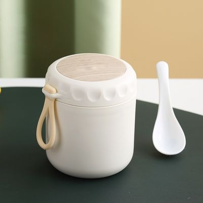 Mini frasco de vácuo de aço inoxidável com adesivos 3D Mantenha a sopa e o leite quentes