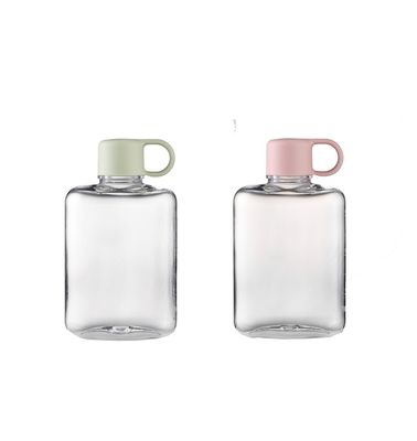 Aplicável à água fervente Eco-friendly 360ml/500ml Gift Clear Square Water Bottle