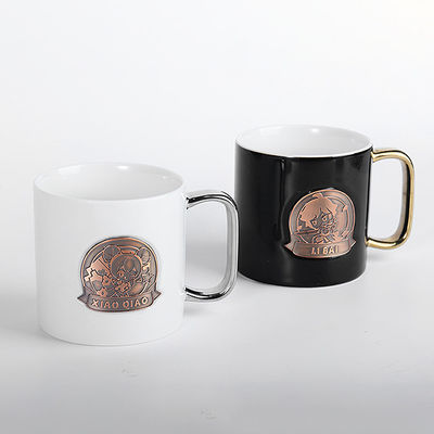 Garrafa de água reciclável Copo de chá feito à mão Logotipo personalizado Copas de café de porcelana cerâmica vidradas