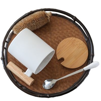 Copo de viagem de cerâmica de padrão personalizado com função isolada e cor personalizada