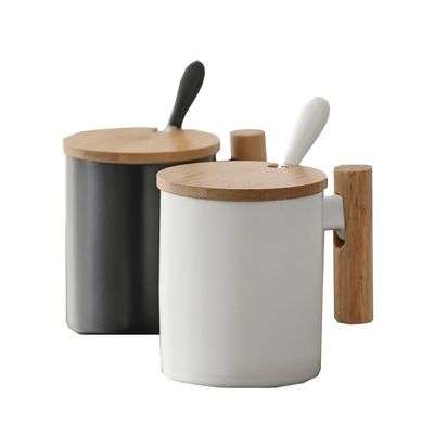 11 oz transferência de calor personalizada cerâmica caneca de viagem isolado taça de escritório branco com tampa